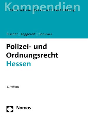 cover image of Polizei- und Ordnungsrecht Hessen